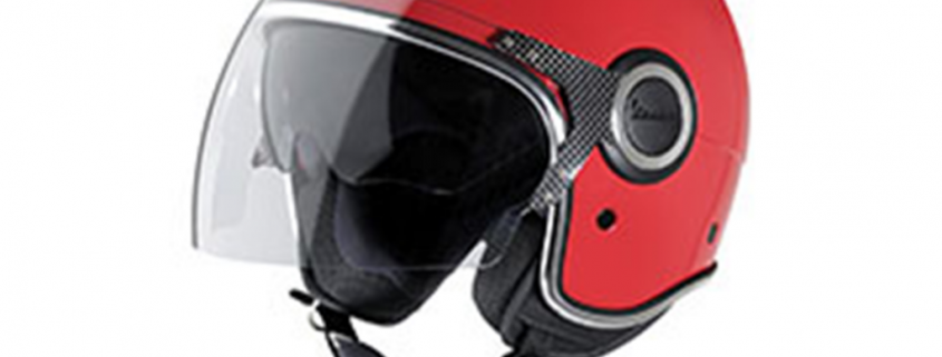 Casco Vespa VJ Rojo